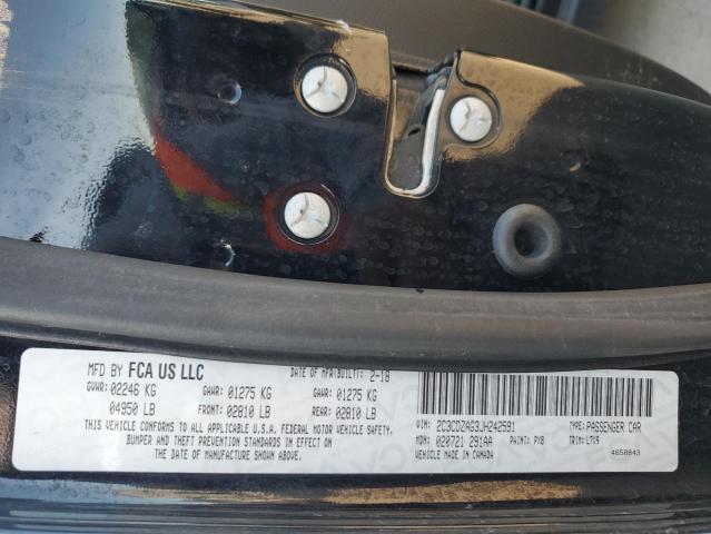 2C3CDZAG3JH242591 Dodge Challenger Sxt