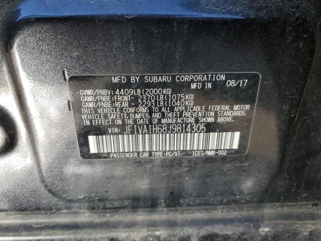 JF1VA1H68J9814305 Subaru Wrx Limited