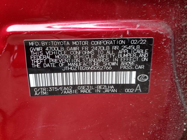 JTHGZ1B26N5052766 Lexus Is 350 F-sport