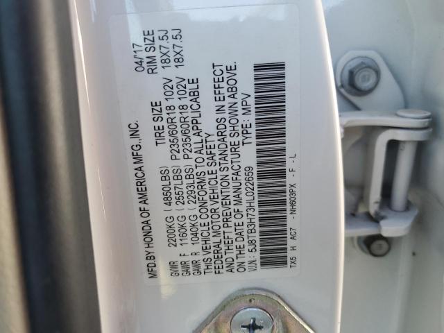5J8TB3H73HL022659 Acura Rdx Advance