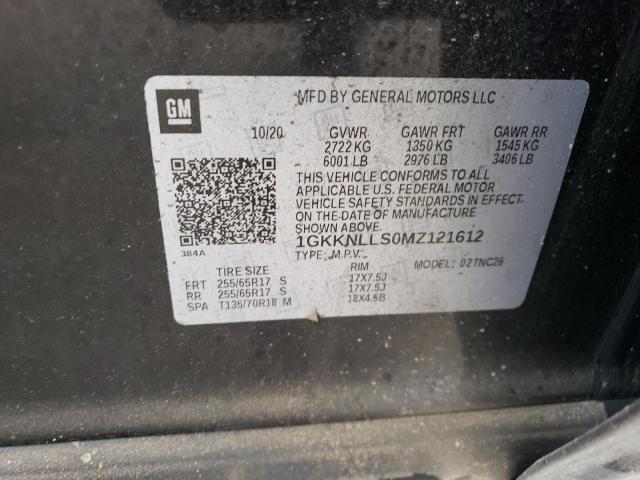 1GKKNLLS0MZ121612 GMC Acadia At4