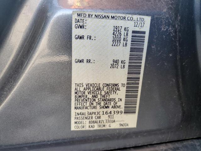 1N4AL3APXJC164399 Nissan ALTIMA 2.5