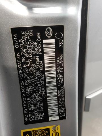 JTHBK1GG1E2115504 Lexus ES 350