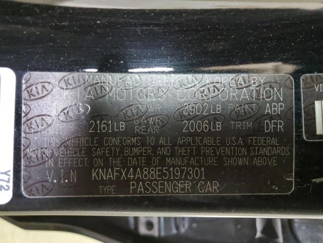 KNAFX4A88E5197301 KIA FORTE EX