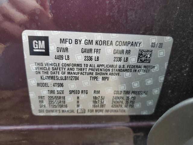 KL4MMESL6LB112704 Buick Encore Gx Select