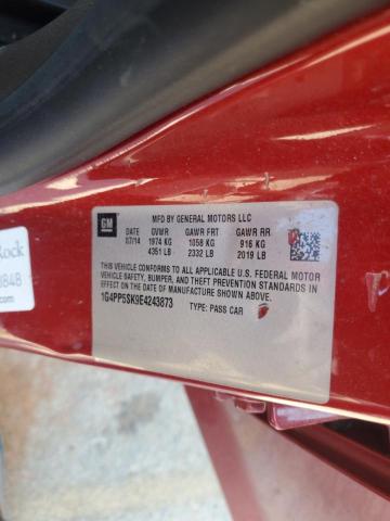 1G4PP5SK9E4243873 Buick Verano