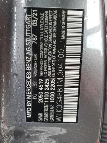 W1K3G4FB1MJ304100 Mercedes-Benz A 220 4matic
