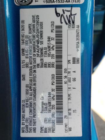 3FADP4BJ5GM139029 Ford FIESTA SE