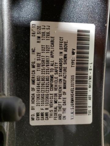 5J6RM4H54EL007505 Honda CR-V EX