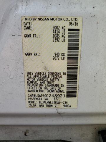 1N4BL3AP5GC248921 Nissan Altima 3.5sl