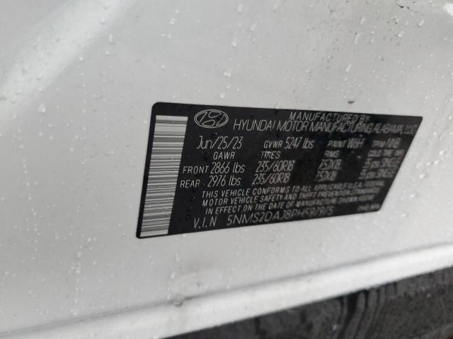 5NMS2DAJ8PH597975 Hyundai Santa Fe Sel