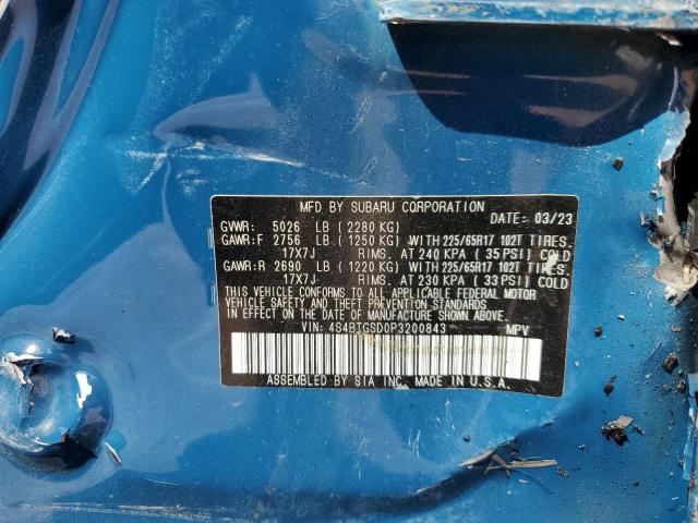 4S4BTGSD0P3200843 Subaru Outback Wilderness