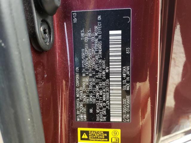JTJZK1BAXE2011206 Lexus RX 350