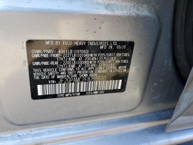 JF2GPAMC2F8255510 Subaru Xv Crosstrek 2.0 Limited