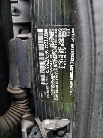WBY1Z4C58EV276573 BMW I3 REX