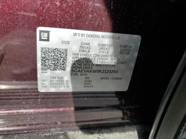 5GAEVAKW0KJ123293 Buick Enclave Essence