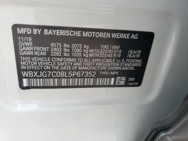 WBXJG7C08L5P67352 BMW X1 Sdrive28i