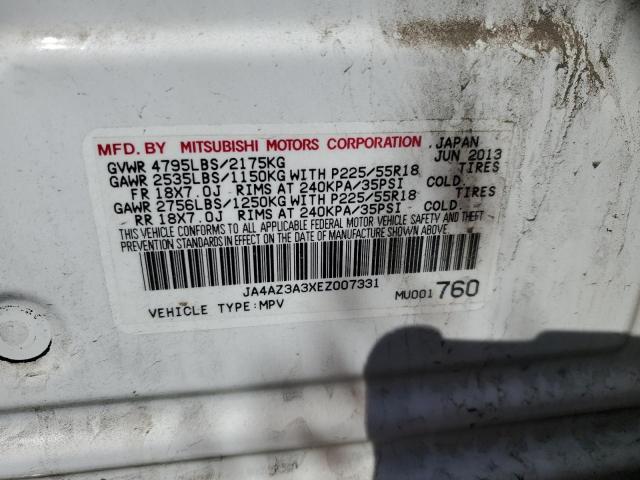 JA4AZ3A3XEZ007331 Mitsubishi Outlander Se