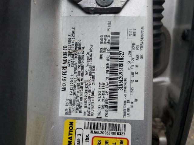 3LN6L2G95ER818327 Lincoln MKZ