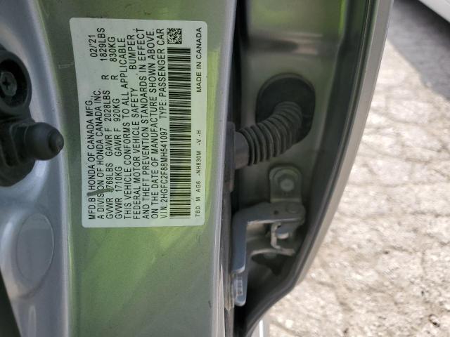 2HGFC2F88MH541097 Honda Civic Sport