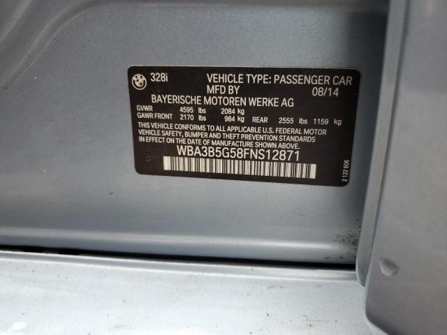 WBA3B5G58FNS12871 BMW 328 Xi Sulev