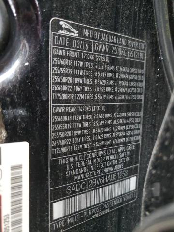 SADCJ2BV6HA051253 Jaguar F-pace Premium