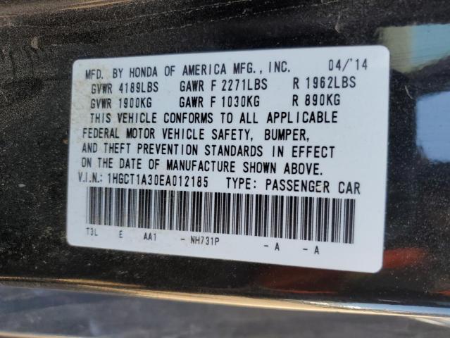 1HGCT1A30EA012185 Honda Accord Lx-s