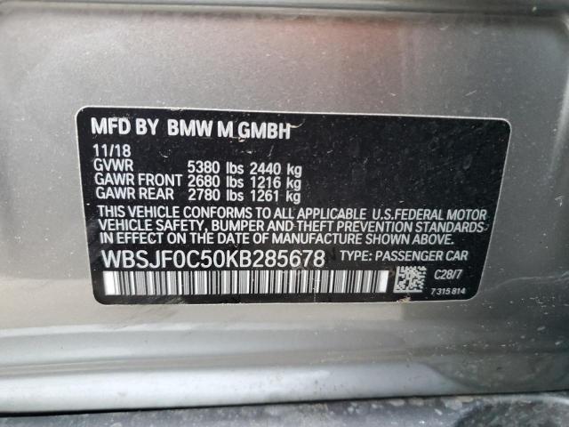 WBSJF0C50KB285678 BMW M5