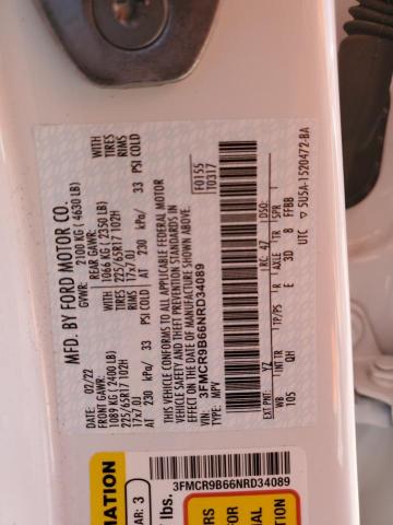 3FMCR9B66NRD34089 Ford Bronco Sport Big Bend