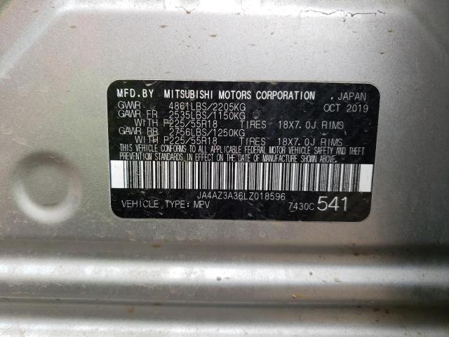 JA4AZ3A36LZ018596 Mitsubishi Outlander Se
