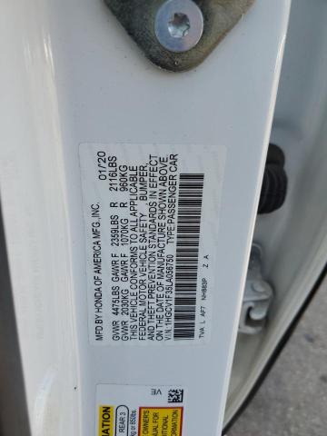 1HGCV1F35LA056750 Honda Accord Sport