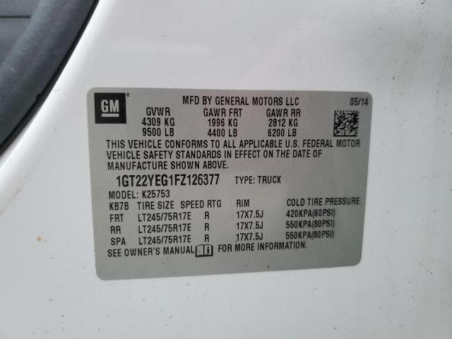 1GT22YEG1FZ126377 GMC Sierra K2500 Sle