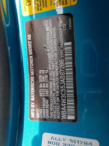 WBA4W3C55JAB87286 BMW 430I
