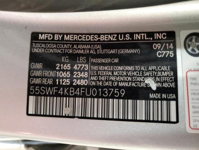 55SWF4KB4FU013759 Mercedes-Benz C 300 4matic