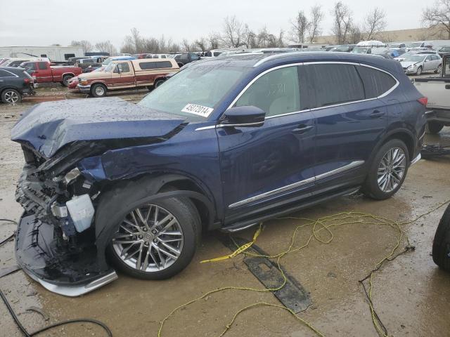 Auction sale of the 2022 Acura Mdx Advance, vin: 5J8YE1H87NL007779, lot number: 45072014