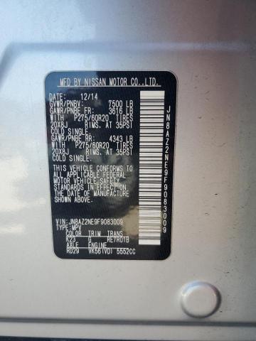 JN8AZ2NE9F9083009 Infiniti QX80