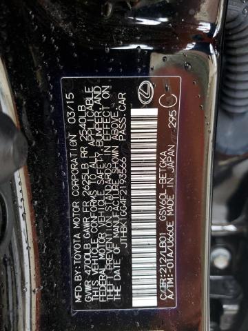 JTHBK1GG4F2193566 Lexus ES 350