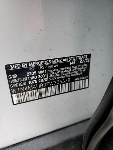W1N4M4HB9PW326379 Mercedes-Benz Glb 250 4matic