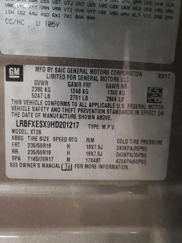 LRBFXESX9HD201217 Buick Envision Premium