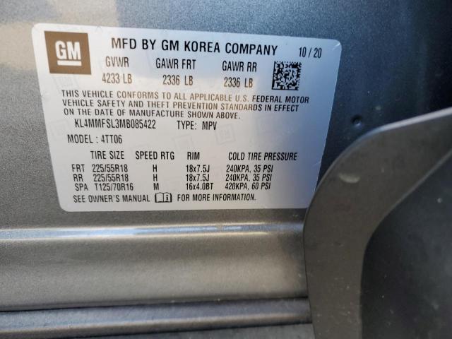 KL4MMFSL3MB085422 Buick Encore Gx Essence