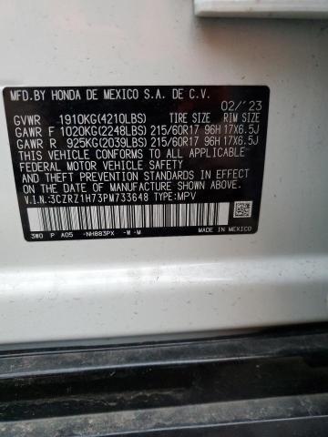 3CZRZ1H73PM733648 Honda Hr-v Exl