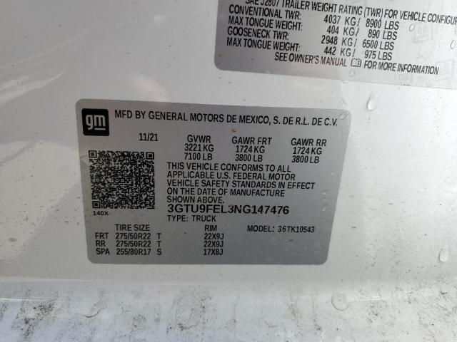 3GTU9FEL3NG147476 GMC Sierra Limited K1500 Denali
