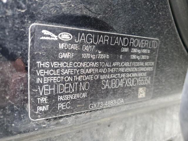 SAJBD4FX9JCY55354 Jaguar XF PREMIUM