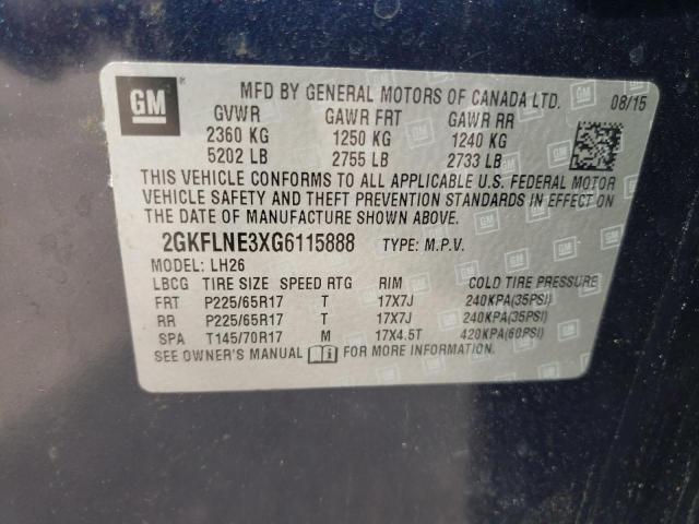 2GKFLNE3XG6115888 GMC Terrain Sle