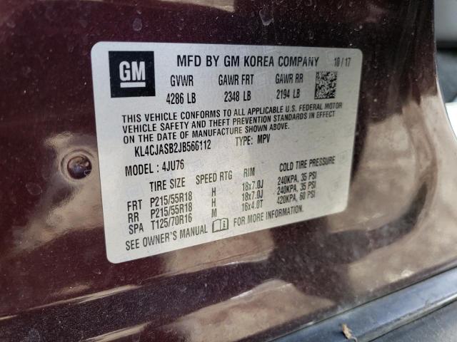 KL4CJASB2JB566112 Buick Encore Preferred
