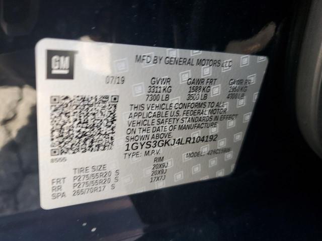 1GYS3GKJ4LR104192 Cadillac ESCALADE ESV