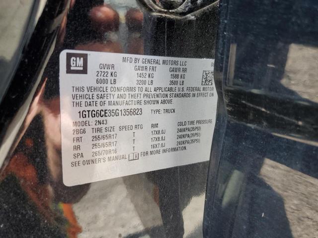 1GTG6CE35G1356823 GMC CANYON SLE