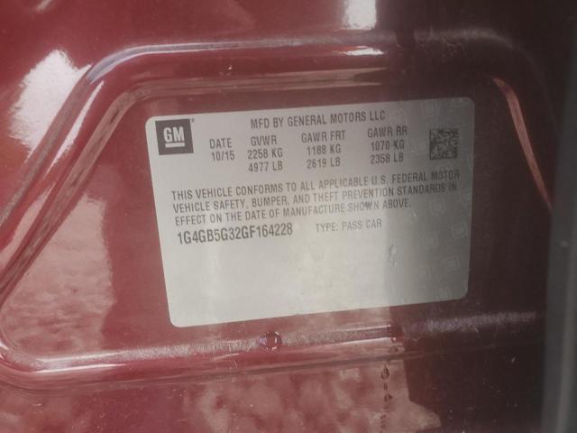 1G4GB5G32GF164228 Buick Lacrosse