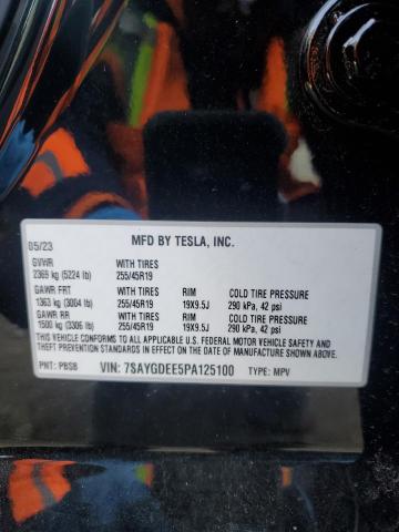 7SAYGDEE5PA125100 Tesla Model Y
