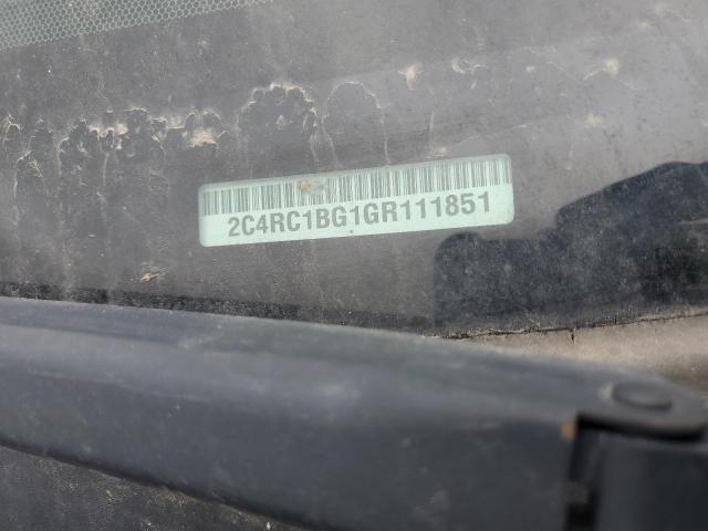 2C4RC1BG1GR111851 Chrysler Town & Country Touring